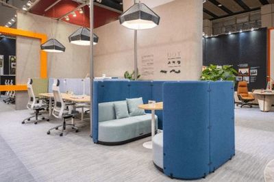 健康智能X活態(tài)辦公空間 百利全新展廳超維升格 驚爆CIFF家具展